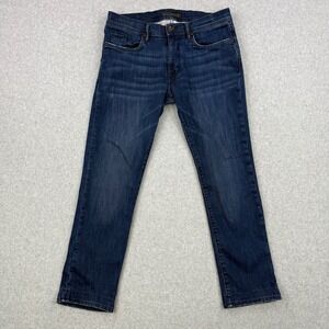 Robert Graham Jeans Mens 31x28 Dark Wash Slim Straight 5 Pocket Stretch‎ Denim